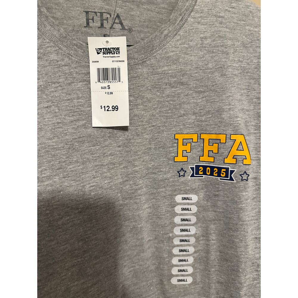 FFA Empower 2025 Gray Long Sleeve Shirt NWT - Picture 2 of 5
